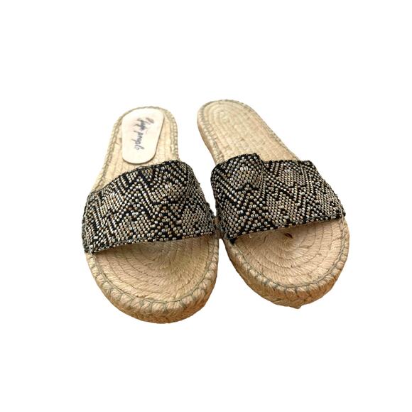 Free People Beach Front Slide Espadrille size 38 - Picture 3 of 7